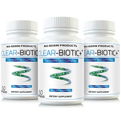 Clear Biotic (3pk) Acne Vitamins Acne Pills Supplements Acne Treatment W Super Acne Vitamins a E C & B2