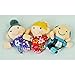 Moon Boat Family Member Finger Puppet Kids Toy 6 PCS