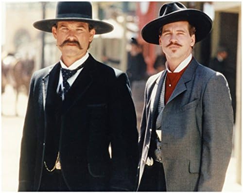 Val Kilmer In Tombstone With Kurt Russell Standing In Town Movie Still 8 X 10 Inch Photo At Amazon S Entertainment Collectibles Store