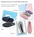 ULTRAIDEAS Women's Comfort Knitted Cotton Slippers Washable Flat Closed Toe Ultra Lightweight Indoor Shoes with Non-Slip Sole (Large / 9-10 B(M) US, Beige)