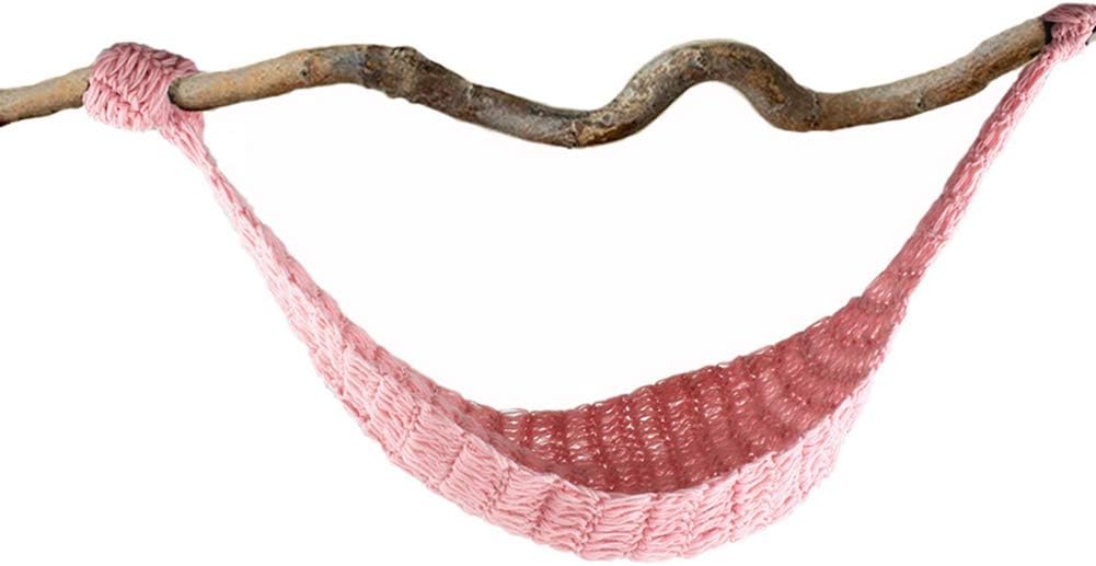 LFOEwpp7 Newborn Baby Photography Props, Solid Color Crochet Knit Hammock Hanging Cocoons Bed, Infant Photography Posing Prop Snapshot Tool Pink