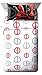 Marvel Deadpool Invasion 3 Piece Twin Sheet Set, White/Gray/Red