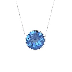 LUSTRE AND LIGHT Round Shape Natural Kyanite Slider