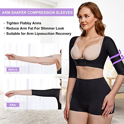 MICOHPKLE Women Arm Shaper Compression Sleeve Lipo Post Surgical