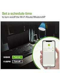 El reinicio del enrutador Wi Fi, el monitor automático de Smart Plug y el reinicio del enrutador   módem   puntos de acceso Wi Fi si falla el Wi Fi, el ciclador de alimentación automático para módems y enrutadores, funciona con la aplicación REC