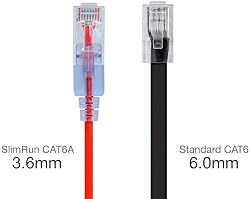 Monoprice - 116339 SlimRun Cat6A Ethernet Patch