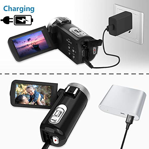 Video Camera Camcorder Vlogging Camera 4K Ultra HD Zoom Live Streaming