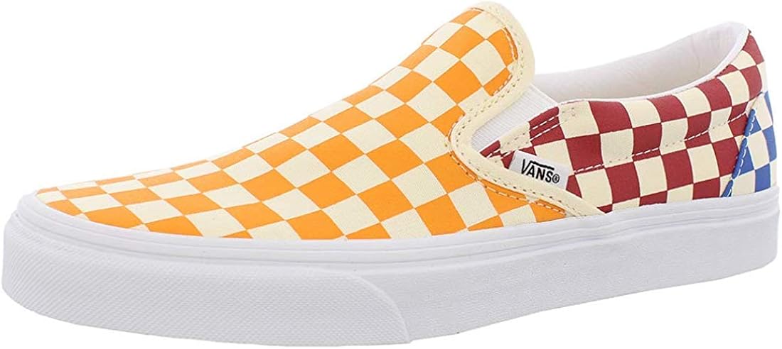 vans orange slip on