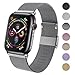 GBPOOT Compatible for Apple Watch Band 38mm 40mm 42mm 44mm, Wristband Loop Replacement Band for Iwatch Series 4,Series 3,Series 2,Series 1,Space Gray,42mm/44mm