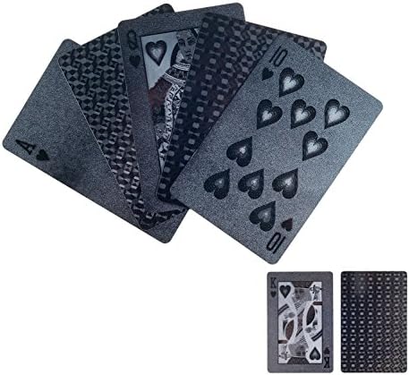 BII Evil Black Collection Thick Embossed Luxurious Playing Card Deck Regular