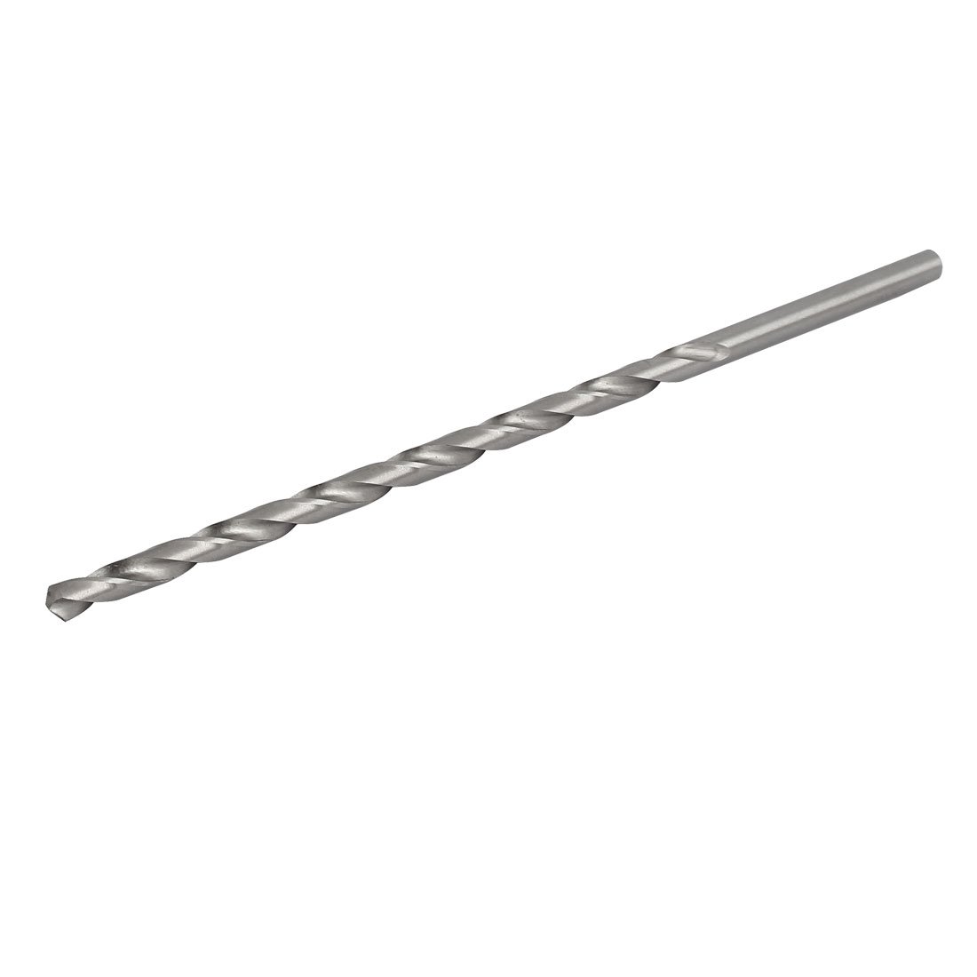 sourcingmap 8.5mm Drilling Dia 250mm Length HSS Round Shank Twist Drill Bit Silver Tone