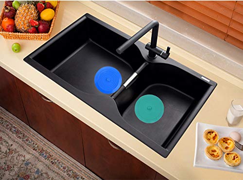 V-TOP-Tub-Stopper-2-Pack-6-inches-Large-Silicone-Drain-Plug-Hair-Stopper-Flat-Suction-Cover-Bathtub-Accessories-for-Kitchen-Bathroom-and-Laundry