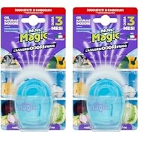 Mr Magic, Ovetto Assorbiodori Frigo, con Bicarbonato e Sale Marino, Mantiene Inalterato l’Aroma dei Cibi, Durata fino a 3 Mesi (Confezione da 2)