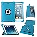 Ipad Air 2 Case, Afranker IPad 6 Prime Series Armor Shield Cover Flip Stand Case with Retina Display Lightweight Leather Silicone Dual Layer Protection Shockproof Magnetic Smart Cover Case Support Sleep and Awake Function Blue