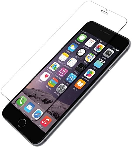 KORAMZI Tempered Glass Premium Screen Protector for iPhone 6 Plus/6 Plus S HD Clear 2.5D Curved Edge Anti Fingerprint (Perfectly Transparent)