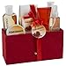 Pomegranate Bath Spa Gift Set in Red Velvet Rich Box
