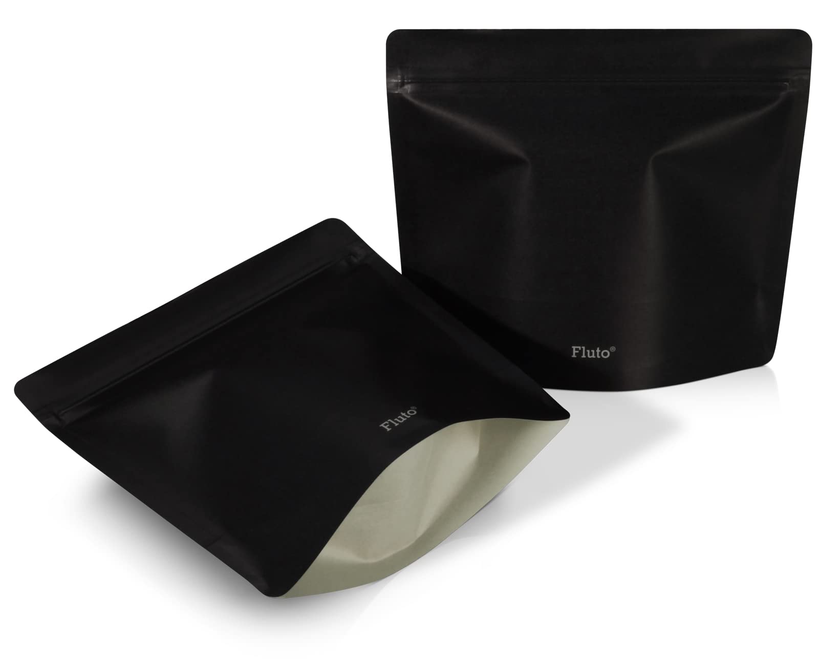 Fluto 強力防臭袋 チャック付き サニタリーボックス 使い捨て 消臭袋 ゴミ袋 Mサイズ ブラック 30枚入 の商品画像