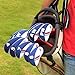 SunTrade 10pcs Golf White & Blue US Flag Neoprene Golf Club Head Cover,for Titleist, Callaway, Ping, Taylormade, Cobra, Nike, Etc.