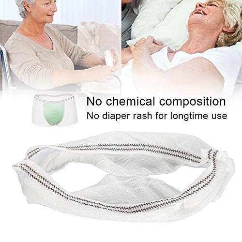 Huairdum Mesh Incontinence Aid Panties, 10 Pcs Breathable High Comfortable Fixed Reusable Washable Diaper Stretch Net Pants for Elderly Maternity People(L) - Thumbnail 5