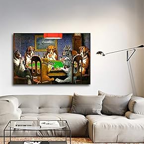 Dogs Playing Poker (A Friend In Need) by Coolidge - Canvas Print