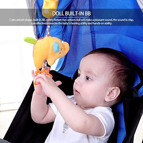 image for ABS COCO Toy 4 Piece Set Rattle cat seat Hanging Bell for Newborn Chil