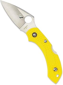 Amazon Spyderco スパイダルコ ドラゴンフライ2 ソルト ｈ 1 イエロー 直刃 C28pyl2 Spyderco スパイダルコ フォールディングナイフ