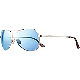 Revo Sunglasses Relay: Women's Polarized Lens with Medium Metal Aviator Frame