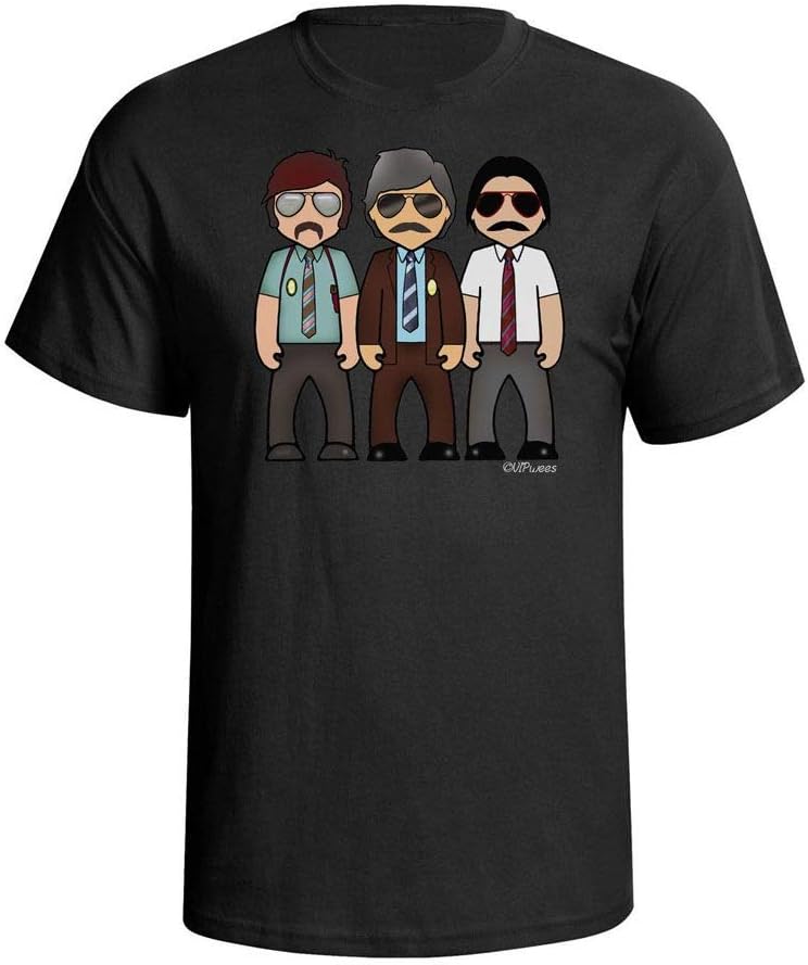 vipweesSabotage Boys, Mens Musician Caricature Organic Cotton T-Shirt Black