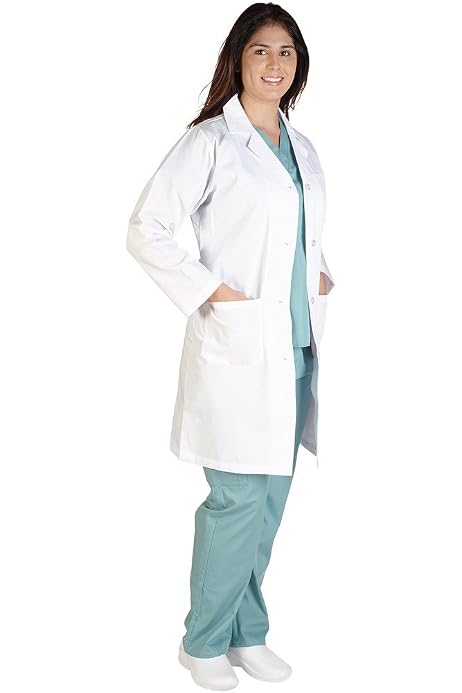 Amazon.com: M\u0026M SCRUBS Womens lab Coat 