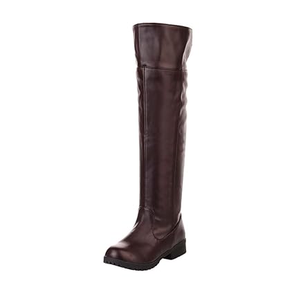 MingoTor Attack on Titan Scouting Legion Eren Jaeger Schuhe Anime Cosplay Long Boots Shoes Stiefel Braun 48