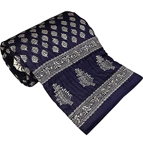 Buy Throw’King Jaipuri Razai/Rajai Light Weight Pure Cotton Single Bed Jaipuri Razai/Rajai/Quilt