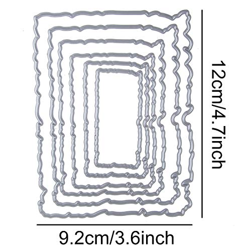 iSuperb DIY Die Cuts Carbon Steel Sheets Lace Background Cutting Dies Nesting Stencils Dies for Kids Women Gift Cards
