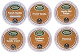 30 Count - Variety of Flavored K-cup Coffee for Keurig Brewers - Green Mountain Coffee French Vanilla, Caramel Vanilla Cream, Mocha Nut Fudge, Southern Pecan, Hazelnut, French Vanilla Iced Coffee
