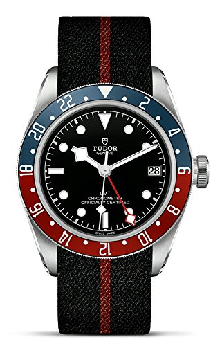 Mens Tudor Black Bay GMT Rojo Azul Pepsi M79830RB-0003 Reloj