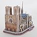 CubicFun 3D French Puzzles Cathedral Architecture Paris Building Church Model Kits Toys for Adults and Teens, Notre Dame de Paris