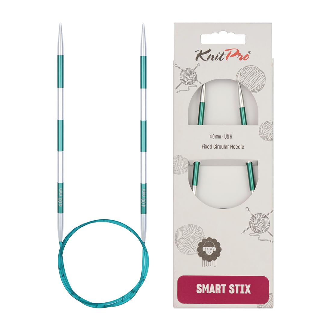KnitPro Smartstix Fixed Circular Needles 32" (80cm) | 4.00mm — image 1