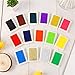 DTOL Set 15 Pcs Craft Ink Pad Korea Stamps Partner DIY Color,15 Color Rubber Stamps Craft Ink Pad for Paper Fabric Wood