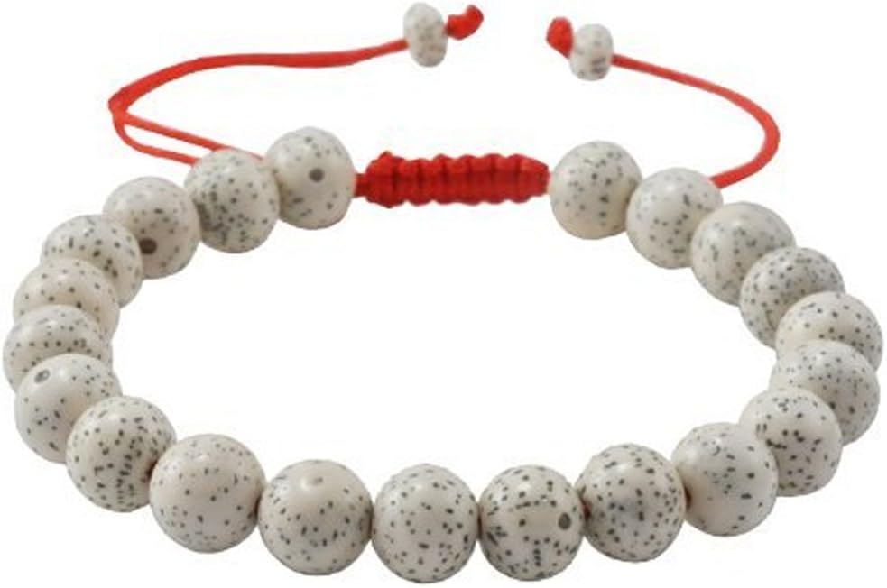 8mm Tibetan Lotus Seed Beaded Bracelet, Tibetan Lotus Seed Wrist Mala, Tibetan Bracelet, Lotus Seed Prayer Beads, #5