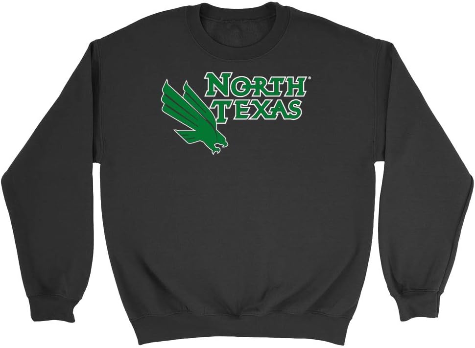 Official NCAA University of North Texas Mean Green - 1700EL11 Mens/Womens Boyfriend Sweatshirt