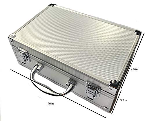 BR Cosmetics Carry All Train Case Makeup Set and Reusable Stylish Aluminum Case - Thumbnail 3