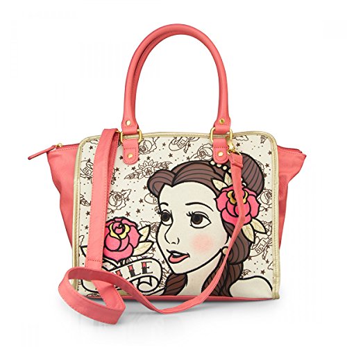 Galleon Disney Loungefly Beauty And The Beast Belle Tote Bag Purse