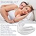 Anti Snoring Mouthpiece Custom Guard Sleep Aid Snore Stopper Solution by SnoreQuiet - Pure Pro Nighttime Mute Sleep Relief Mouthguard & Bruxism Anti Snore Device Night Guard (2018) (1 Device)