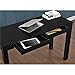 Ameriwood Home Large Parsons Desk with 2 Drawers, Black