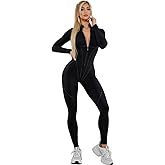 Bona Fide One Piece Workout Jumpsuits for Women - Athletic Romper Jumpsuit with Tummy Control and Butt Lifting for Yoga, Gym