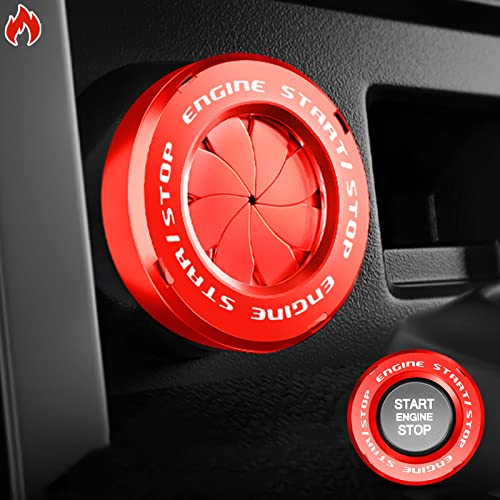 Rotary Push Start Button Cover, Car Engine Push To Start Accessories