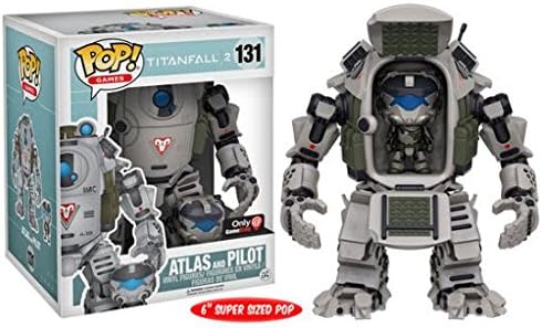 Funko Pop! Games Titanfall 2 Atlas &amp; Pilot 6" Supersized #131 (Gamestop Exclusive)
