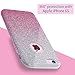 MILPROX Case Compatible with iPhone 6/6S, Bling Glitter Pretty Sparkle 3 Layer Hybrid Anti-Slick/Protective/Soft Slim TPU Case Compatible with iPhone 6s/6