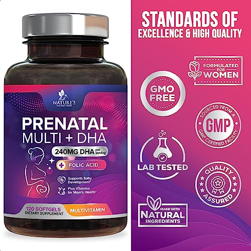 Prenatal Multivitamin with Folic Acid & DHA, Prenatal Vitamin