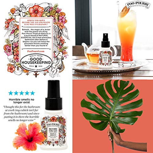 Poo-Pourri Original Citrus,Lavender Vanilla, and Tropical Hibiscus 1.4 Ounce Set - //medicalbooks.filipinodoctors.org