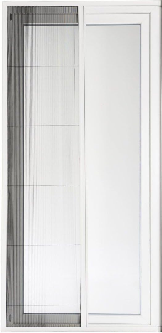 POWERFIX® Alu-Insektenschutztür Plissee, 110 x 220 cm, weiß: Amazon.de
